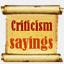 criticism.saying.tel