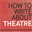 howtowriteabouttheatre.com